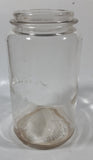 Antique Schram St. Louis Automatic Sealer B 6 3/4" Tall Embossed Glass Canning Jar