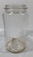 Antique Schram St. Louis Automatic Sealer B 6 3/4" Tall Embossed Glass Canning Jar