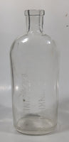 Antique Lydia E Pinkham's Medicine 8 1/8" Tall 14 1/2 Ozs Heavy Embossed Glass Bottle