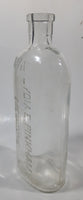 Antique Lydia E Pinkham's Medicine 8 1/8" Tall 14 1/2 Ozs Heavy Embossed Glass Bottle