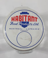 Rare Vintage Habitant Food Products Ltd Montre Laprairie Canada Tomato Soup 6 1/4" Tall 16 Fl Oz Embossed Glass Jar with Lid