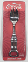 2002 Gibson Coca Cola Coke Brand Spork Fork Spoon Contour Bottle Opener 7" Long