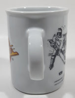 Rare Version 1993 Danesco Vancouver Canucks NHL Ice Hockey Team Hockey Sketch Ceramic Coffee Mug Cup