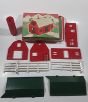 Vintage Frank Martin Company Plasticville Barn O Scale Farm Building Plastic Toy with Box Made in Canada