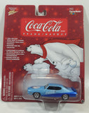 2004 Playing Mantis Johnny Lighting Coca Cola Brand Polar Bear 1971 Pontiac GTO Blue Die Cast Toy Car Vehicle New in Package