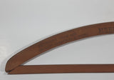 Rare Antique Hebden Service Inc Edgewood Rhode Island Quality Cleansers & Dyers 16 1/4" Wide Wood Clothing Coat Hanger