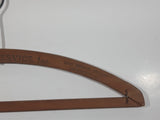 Rare Antique Hebden Service Inc Edgewood Rhode Island Quality Cleansers & Dyers 16 1/4" Wide Wood Clothing Coat Hanger