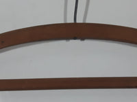 Rare Antique Hebden Service Inc Edgewood Rhode Island Quality Cleansers & Dyers 16 1/4" Wide Wood Clothing Coat Hanger