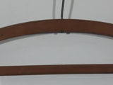 Rare Antique Hebden Service Inc Edgewood Rhode Island Quality Cleansers & Dyers 16 1/4" Wide Wood Clothing Coat Hanger