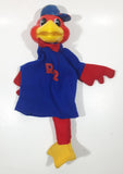 Vintage 1983 Red Robin Restaurant Mascot 13" Tall Hand Puppet with Plastic Head Missing A Leg