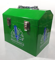 Drink Steam Whistle Pilsner Canada's Pilsner Beer Bright Green Metal Lunch Box