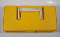 Vintage 1965 Zebco United Features Syndicate Peanuts Snoopy Catch 'Em Box Yellow Plastic Fishing Tackle Box