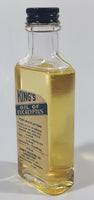 Antique King's Medicine Co. Laboratory Vancouver King's Oil Of Eucalyptus 4 3/4" Tall Glass Medicine Bottle