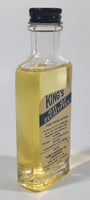 Antique King's Medicine Co. Laboratory Vancouver King's Oil Of Eucalyptus 4 3/4" Tall Glass Medicine Bottle