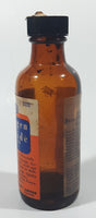 Antique Rexall Drug Company Limited Hydrogen Peroxide Solution U.S.P. 5" Tall Brown Amber Glass Medicine Bottle