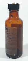 Antique Rexall Drug Company Limited Hydrogen Peroxide Solution U.S.P. 5" Tall Brown Amber Glass Medicine Bottle