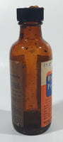 Antique Rexall Drug Company Limited Hydrogen Peroxide Solution U.S.P. 5" Tall Brown Amber Glass Medicine Bottle