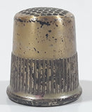 Rare Vintage Nova Scotia's Bluenose II Ship Boat Silver Plated Sewing Thimble Travel Souvenir