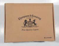 Vintage Thompson & Company Tampa Fine Quality Cigars 50 Cigars Cardboard Box