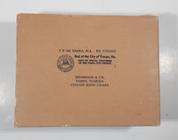 Vintage Thompson & Company Tampa Fine Quality Cigars 50 Cigars Cardboard Box