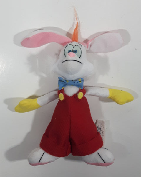 1987 Amblin Disney Disneyland Walt Disney World Roger Rabbit 8" Tall Toy Stuffed Character Plush