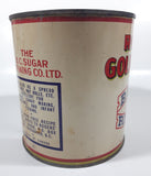 Vintage Rogers Syrup Golden Sugar Vancouver, B.C. Sugar Refinery 5lb Tin Metal Can