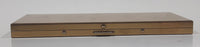Leonard by Towle Gold Plated Travel Size Cribbage Board and 6 Peg Game Set