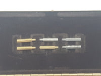 Leonard by Towle Gold Plated Travel Size Cribbage Board and 6 Peg Game Set
