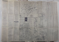 1952 AAA American Automobile Association Road Map of Oregon and Washington