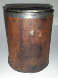 Antique Bailey Mfg. Co. Bailey's Perfected Snow Proof Shoe Grease 16 Fl. Oz. Metal Can with Paper Label