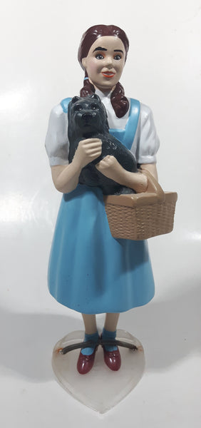 1995 Standard Doll Co. Turner Entertainment The Wizard Of Oz Dorthy Holding Toto and a Basket 8" Tall Figure on Heart Shaped Base