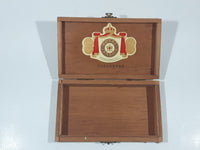 Vintage Royal Jamaica Casanovas 6 1/4" Hinged Wooden Cigar Box