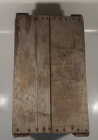 Vintage 7-UP OK-Bev Kelowna Wooden Beverage Bottle Crate