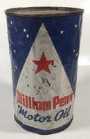 Vintage North Star Oil Limited William Penn Motor Oil One Quart 6 5/8" Tall Metal Can