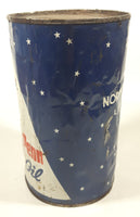 Vintage North Star Oil Limited William Penn Motor Oil One Quart 6 5/8" Tall Metal Can