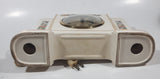 Vintage Mastercrafters Flower Pattern Porcelain 10 5/8" Wide Electric Mantle Clock