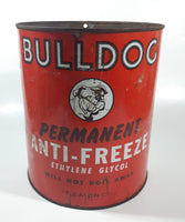 Vintage T. Eaton Co. Bulldog Permanent Anti-Freeze Coolant Ethylene Glycol 1 Imperial Gallon Metal Can