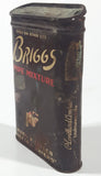 Antique Briggs Pipe Mixture "When a Feller Needs A Friend" 4 1/2" Tall Tin Metal Tobacco Can