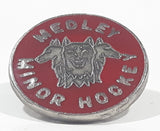 Vintage Medley Alberta Minor Hockey Enamel Metal Lapel Pin