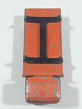 Vintage 1971 Lesney Matchbox Series Ergomatic Cab Leyland Pipe Truck Orange Die Cast Toy Car Vehicle Made in England
