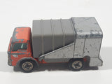 Vintage 1970 Lesney Matchbox Series No. 7 Refuse Truck Orange and Grey Die Cast Toy Car Garbage Truck Vehicle Made in England