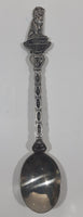 La Gileppe Belgium Lion Statue Travel Souvenir Silver Plated Metal Spoon