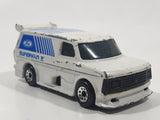 1986 Matchbox Ford Super Van II White Die Cast Toy Car Vehicle