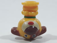 Kinder Surprise MPG NV 023 Over Turned Animals Yellow Dog 1 1/4" Tall Weighted Toy Figure