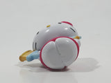 2018 Sanrio Hello Kitty with Paint Brushes 1 3/4" Tall Plastic Toy Figure