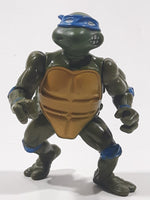 1988 Playmates Mirage Studios TMNT Teenage Mutant Ninja Turtles Leonardo 4" Tall Plastic Toy Action Figure