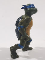 1988 Playmates Mirage Studios TMNT Teenage Mutant Ninja Turtles Leonardo 4" Tall Plastic Toy Action Figure