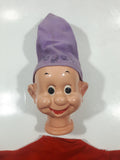 Antique 1930s Reliable Toys Disney Snow White And The Seven Dwarfs Dopey Style 3 3/4" Rubber Toy Doll Head and Shirt