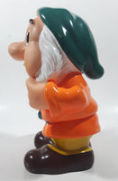 Vintage Walt Disney Productions Snow White and The Seven Dwarfs Sneezy 7 1/2" Tall Rubber Toy Figure