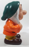 Vintage Walt Disney Productions Snow White and The Seven Dwarfs Sneezy 7 1/2" Tall Rubber Toy Figure